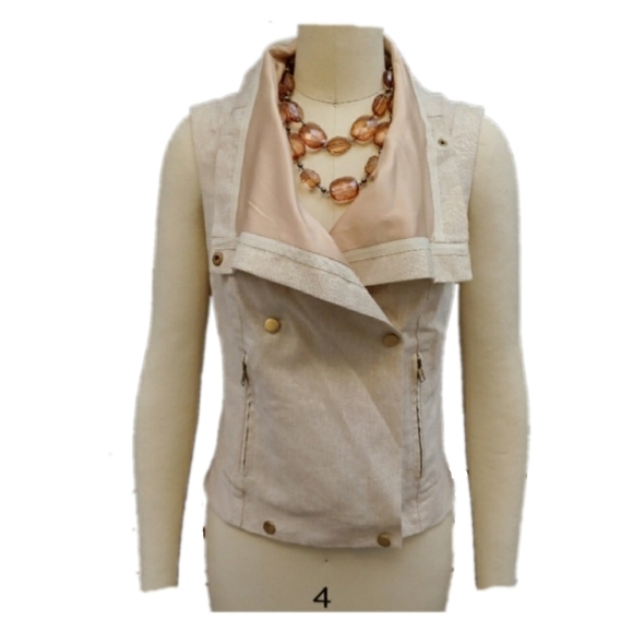 Rampage Jackets & Blazers - RAMPAGE fitted drape collar vest woman's XS